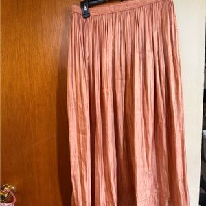 Women’s Peach iridescent Maxi Skirt size M